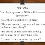 Literature Trivia