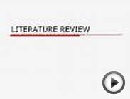 LITERATURE REVIEW