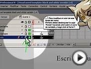 TUTORIAL VISUAL NOVEL EN FLASH - parte 1 (fondo del menú)