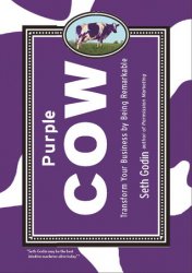 book cover - purple cow