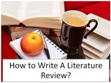 how to write a literature review