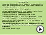 AQA A English Literature Exam: How to answer the