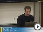 Holocaust in Film and Literature, Lec 7, German 59, UCLA