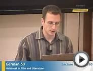 Holocaust in Film and Literature, Lec 9, German 59, UCLA