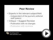 Types of Literature, Peer Review, and IMRaD