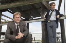 Woody Harrelson and Matthew McConaughey in a scene from HBO's